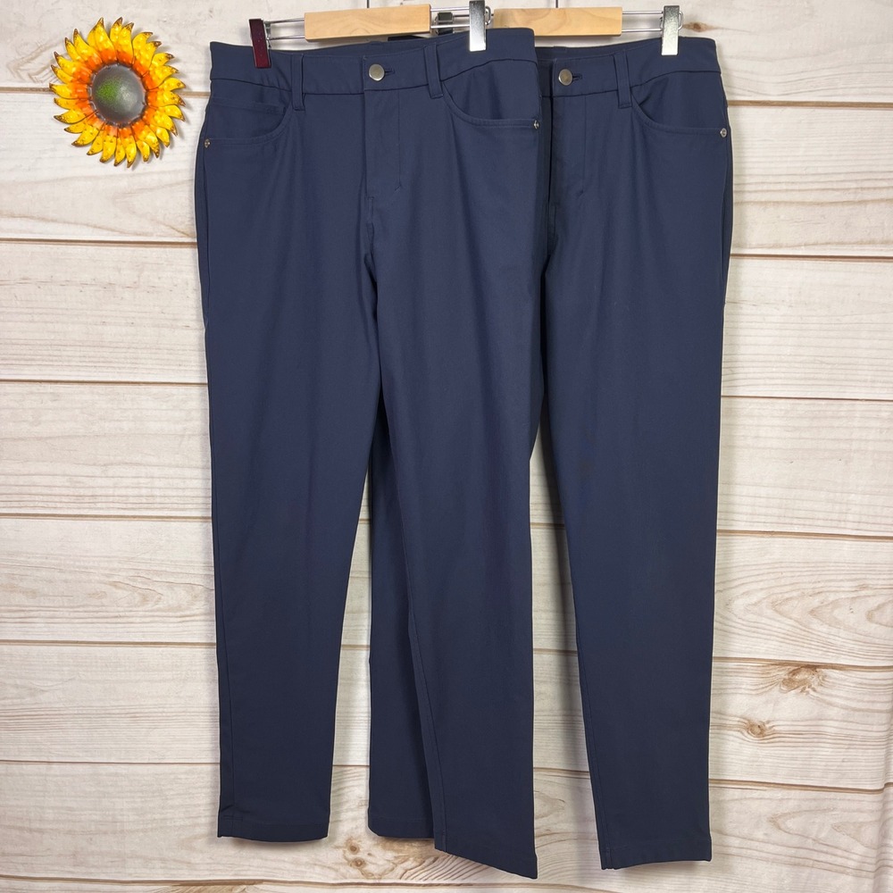 Set 2 Lululemon ABC Slim Fit Pant 30 Navy Blue Warpstreme Mens 28 Pants bundle